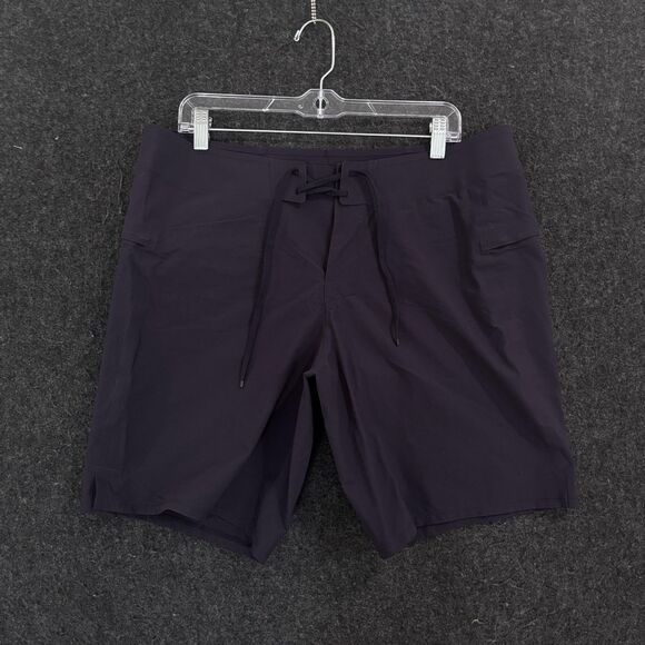 Other - Lululemon Current State Board Shorts Men's 34 Navy Blue Zip Pockets Swim Trunks